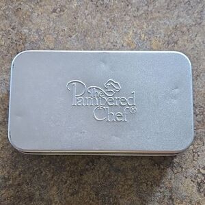 The Pampered Chef Silver Storage Tin